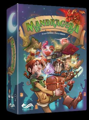 Gra Mandragora. Autor: Bruno Cathala. SmakLiter.pl Okładka książki Gra Mandragora