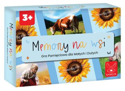 Gra Memory na Wsi. Wydawca: Kangur. SmakLiter.pl Opakowanie Gra Memory na Wsi