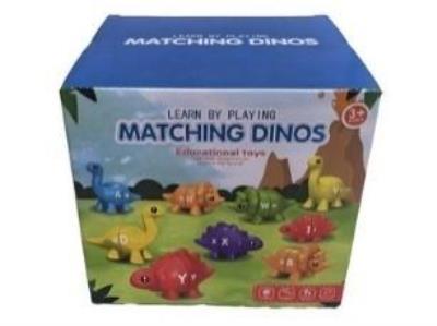 Gra Montessori: Dinozaury Literki 26el. Wydawca: Czapska. SmakLiter.pl Opakowanie Gra Montessori: Dinozaury Literki 26el