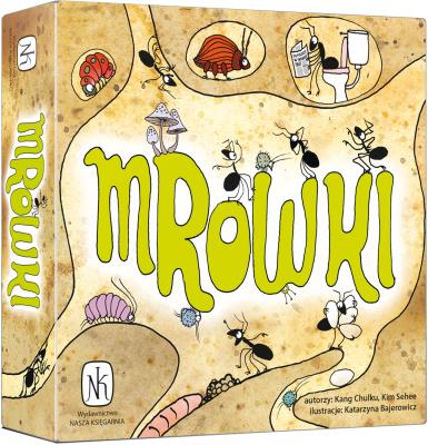 Gra Mrówki. Autor: Chulku Kang, Sehee Kim. SmakLiter.pl Okładka książki Gra Mrówki