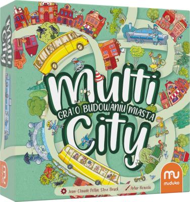 Gra Multicity. Wydawca: Muduko PAP. SmakLiter.pl Opakowanie Gra Multicity