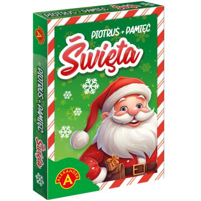 Gra Piotruś Święta. Wydawca: ALEXANDER GRY. SmakLiter.pl Opakowanie Gra Piotruś Święta