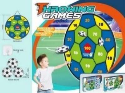 Gra rzutki Piłkarskie krążki 3szt mix. Wydawca: Czapska. SmakLiter.pl Opakowanie Gra rzutki Piłkarskie krążki 3szt mix