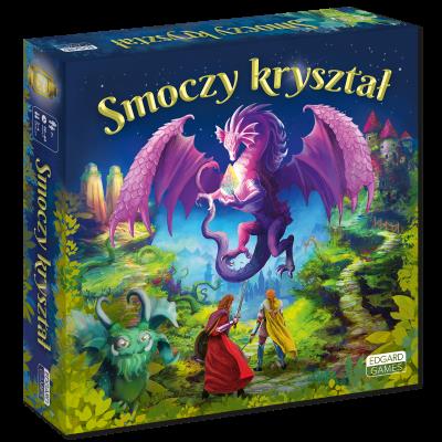 Gra Smoczy kryształ. Autor: Hubert Bobrowski. SmakLiter.pl Okładka książki Gra Smoczy kryształ
