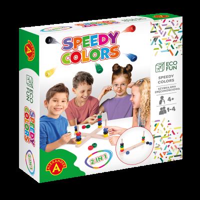 Gra Speedy colors seria eco fun. Wydawca: ALEXANDER GRY. SmakLiter.pl Opakowanie Gra Speedy colors seria eco fun