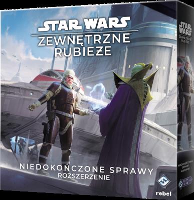 Opakowanie Gra Star Wars: Zewnętrzne Rubieże Niedokończone sprawy dodatek