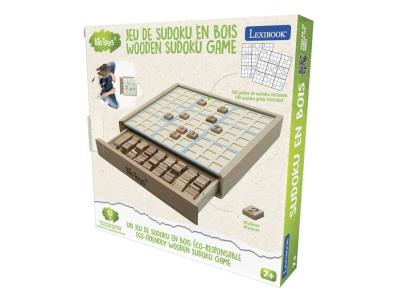 Gra Sudoku drewniane Lexibook JGW150. Wydawca: Lexibook. SmakLiter.pl Opakowanie Gra Sudoku drewniane Lexibook JGW150