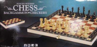 Gra szachy 3w1. Wydawca: Macyszyn Toys. SmakLiter.pl Opakowanie Gra szachy 3w1