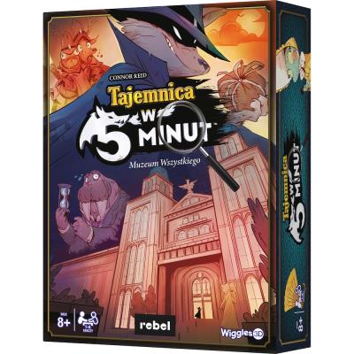 Gra Tajemnica w 5 minut. Wydawca: Rebel. SmakLiter.pl Opakowanie Gra Tajemnica w 5 minut