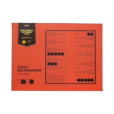 Opakowanie Gra tryktrak Wooden Backgammon