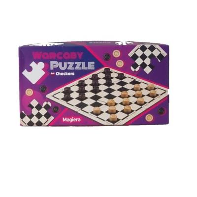 Gra Warcaby puzzle. Wydawca: Rafał Magiera. SmakLiter.pl Opakowanie Gra Warcaby puzzle