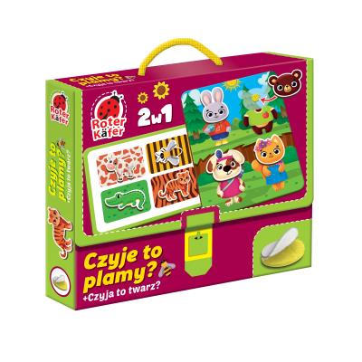 Gra z rzepami Czyje to plamy? RK1120-02. Wydawca: Roter Kafer. SmakLiter.pl Opakowanie Gra z rzepami Czyje to plamy? RK1120-02