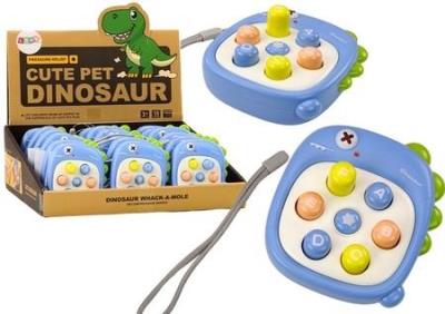 Opakowanie Gra zręcznościowa dinozaur niebieska