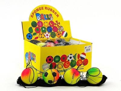 Opakowanie Gra zręcznościowa Piłka na gumce 6cm (24szt)