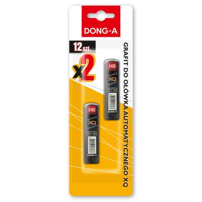Opakowanie Grafit do ołówka automatycznego  XQ 05 MM HB Dong-a 2 x 12 szt. blister
