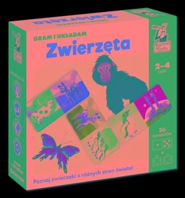 Okładka książki Gram i układam. Zwierzęta