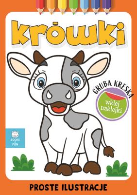 Okładka książki Gruba kreska. Krówki