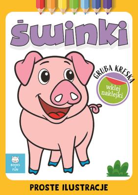 Okładka książki Gruba kreska. Świnki