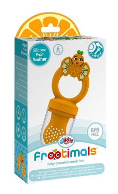 Opakowanie Gryzak silikonowy do podawania owoców Frootimals orangiefly