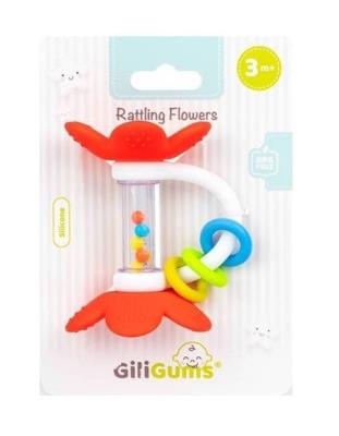 Opakowanie Grzechotka Kwiatki czerwone