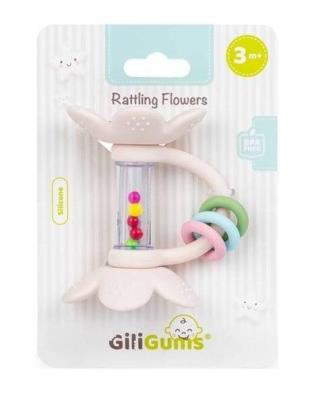 Opakowanie Grzechotka Kwiatki pastelowe