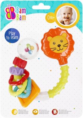 Grzechotka Lwiątko BamBam. Wydawca: BamBam. SmakLiter.pl Opakowanie Grzechotka Lwiątko BamBam