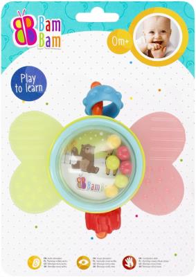 Grzechotka Motylek BamBam. Wydawca: BamBam. SmakLiter.pl Opakowanie Grzechotka Motylek BamBam