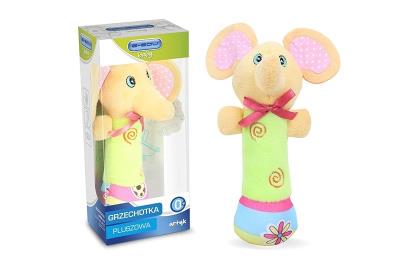 Opakowanie Grzechotka pluszowa słonik E-Edu