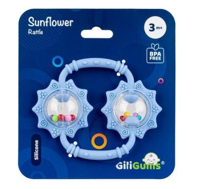 Opakowanie Grzechotka Słoneczniki niebieska