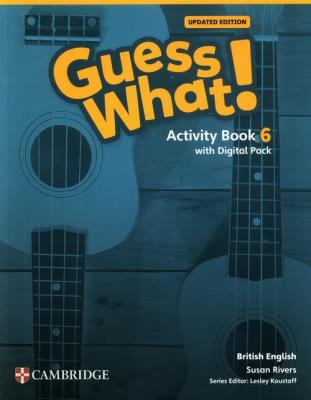 Guess What! British English Level 6 Activity Book with Digital Pack Updated. Autor: Susan Rivers. SmakLiter.pl Okładka książki Guess What! British English Level 6 Activity Book with Digital Pack Updated