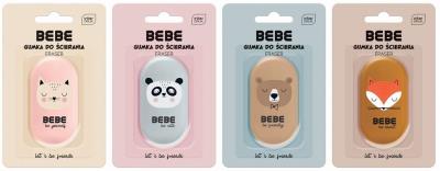 Opakowanie Gumka do mazania owal BB Friends mix