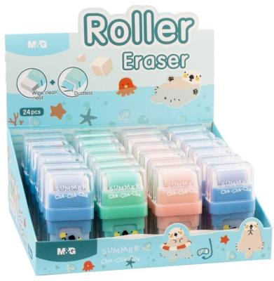 Opakowanie Gumka do ołówka Cha Cha z rolką (24szt) M&G