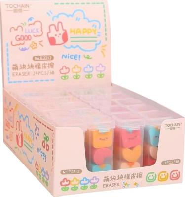 Opakowanie Gumka do ołówka Happy 3szt mix