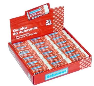 Opakowanie Gumka do ścierania (36szt)