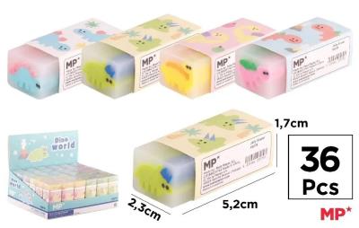 Opakowanie Gumka do ścierania Dino World (36szt)