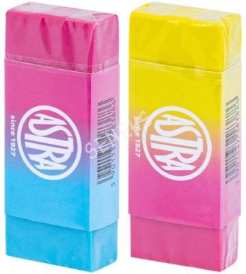 Opakowanie Gumka dwukolorowa neonowa Astra 2 szt.