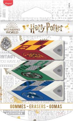 Opakowanie Gumka Harry Potter Pyramide 3szt. MAPED