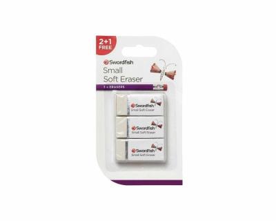 Opakowanie Gumka mała 3szt miękka