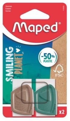 Gumka Precision Smiling Planet 2 szt. MAPED. Wydawca: Maped. SmakLiter.pl Opakowanie Gumka Precision Smiling Planet 2 szt. MAPED