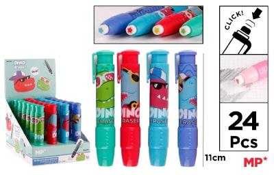 Opakowanie Gumka ścieralna długopis dinozaur (24szt)