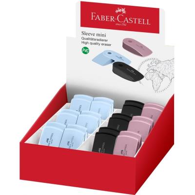 Opakowanie Gumka Sleeve Mini mix (24szt) FABER CASTELL