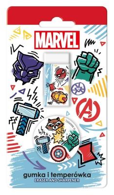 Opakowanie Gumka + temperówka Avengers