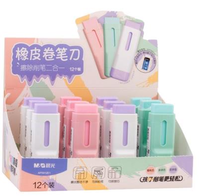 Opakowanie Gumka wysuwana + temperówka Pastel (12szt)