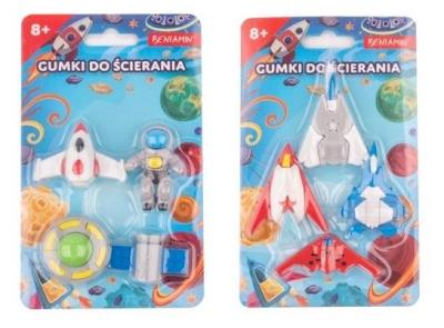 Opakowanie Gumki do ścierania 6szt samoloty