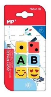 Opakowanie Gumki do ścierania kreatywne 6szt