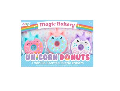 Gumki do ścierania Magiczne Jednorożce 3 sztuki. Wydawca: Kolorowe Baloniki. SmakLiter.pl Opakowanie Gumki do ścierania Magiczne Jednorożce 3 sztuki