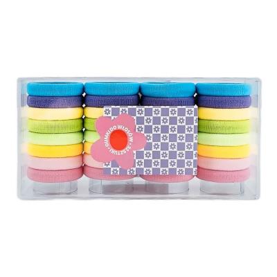 Opakowanie Gumki do włosów pastelowe 32szt