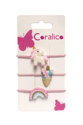 Opakowanie Gumki konik, tęcza, jednorożec