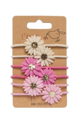 Opakowanie Gumki z kwiatkami 6szt