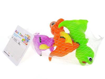 Opakowanie Gumowy dinozaur 9,5cm 3szt